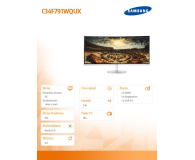 Samsung C34F791WQUX Curved Quantum Dot - 354647 - zdjęcie 15